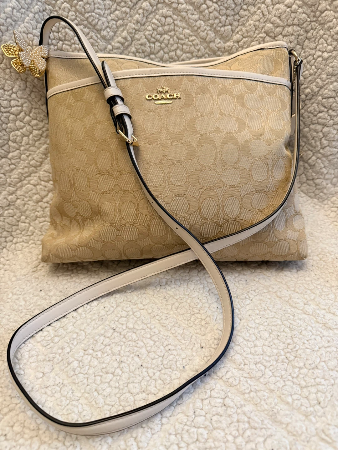 Coach Signature C Crossbody Bag with Butterfly Charm - photo 4