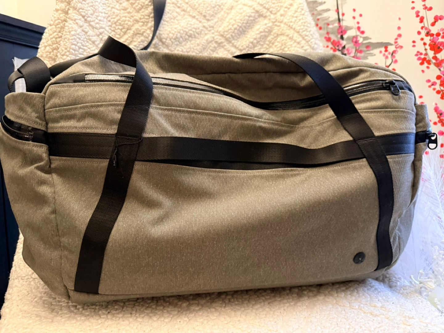 Lululemon Grey Duffel Bag