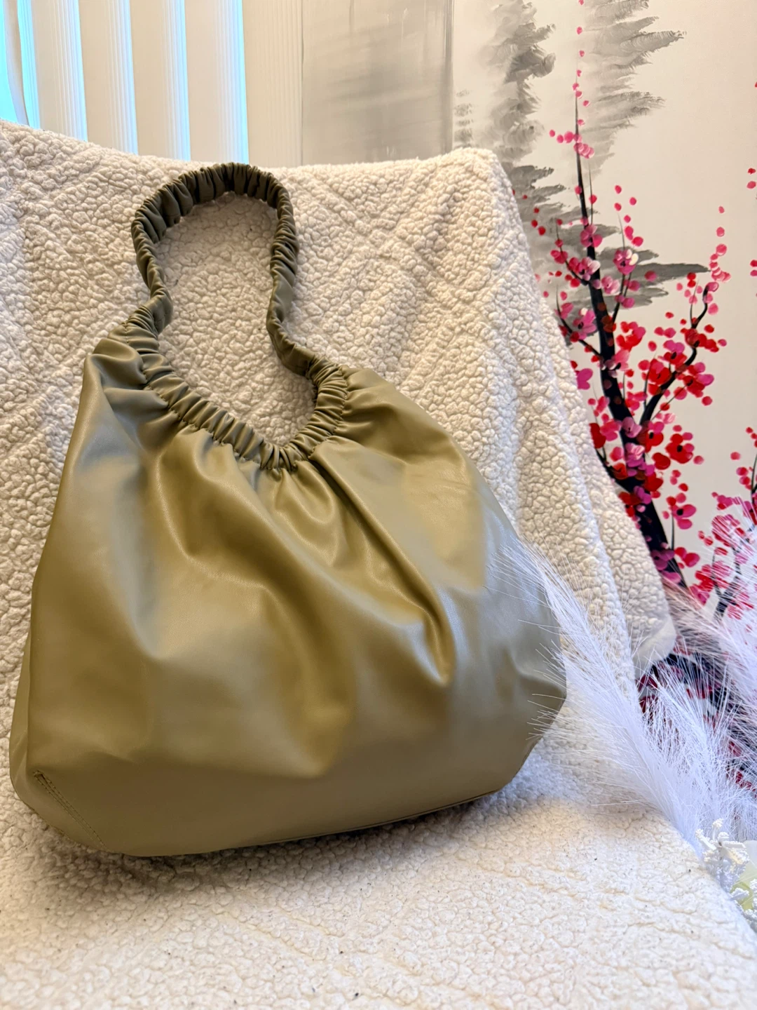 OAK-FORT Ruched Shoulder Bag