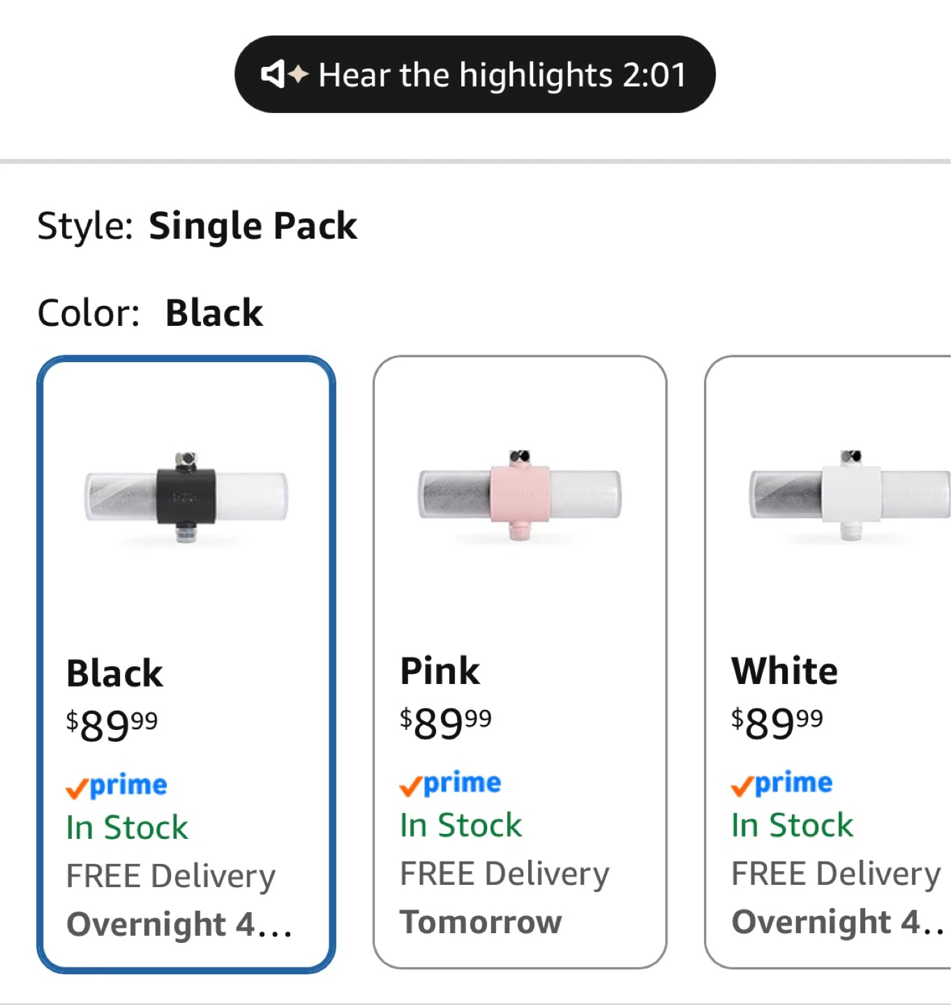 For Sale: [Weddell Duo Shower Filter - Black] - photo 2