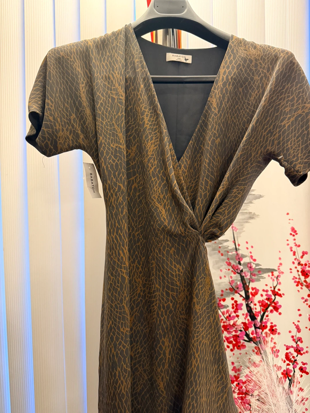 Aritzia Wallace Dress Magnet/Bronze XXS