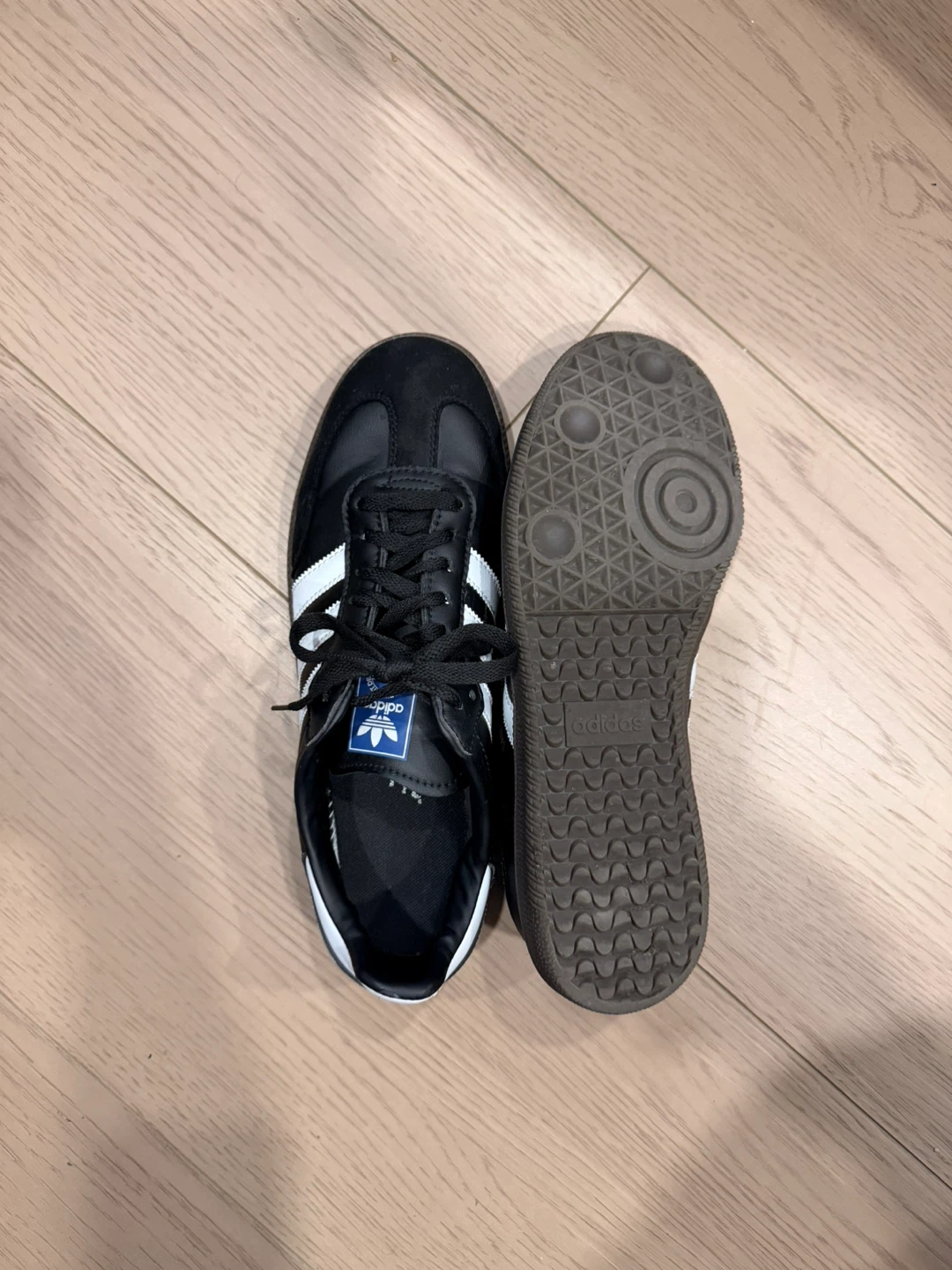Adidas Samba Black Shoes Size 9.5 - photo 4