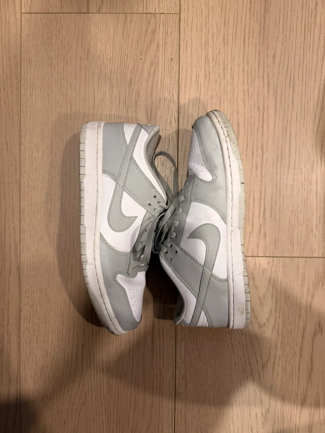 “Nike” Dunk Low Grey White Sneakers - photo 3