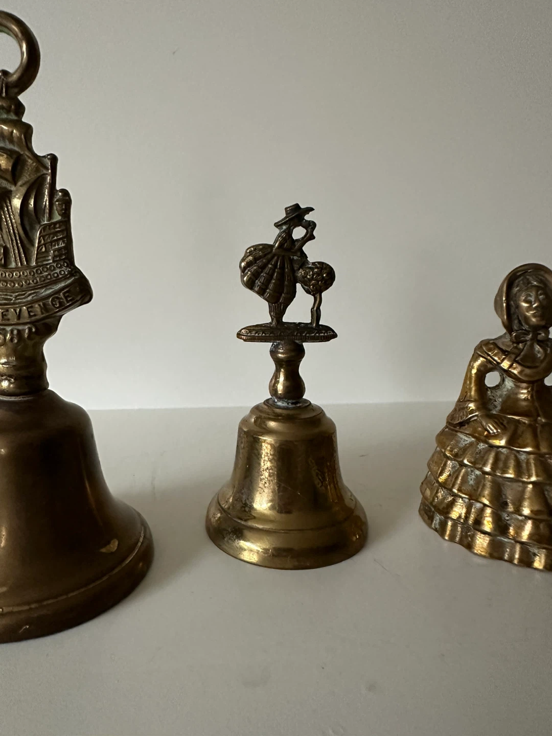 Set of 3 Brass Decorative Bells - photo 4