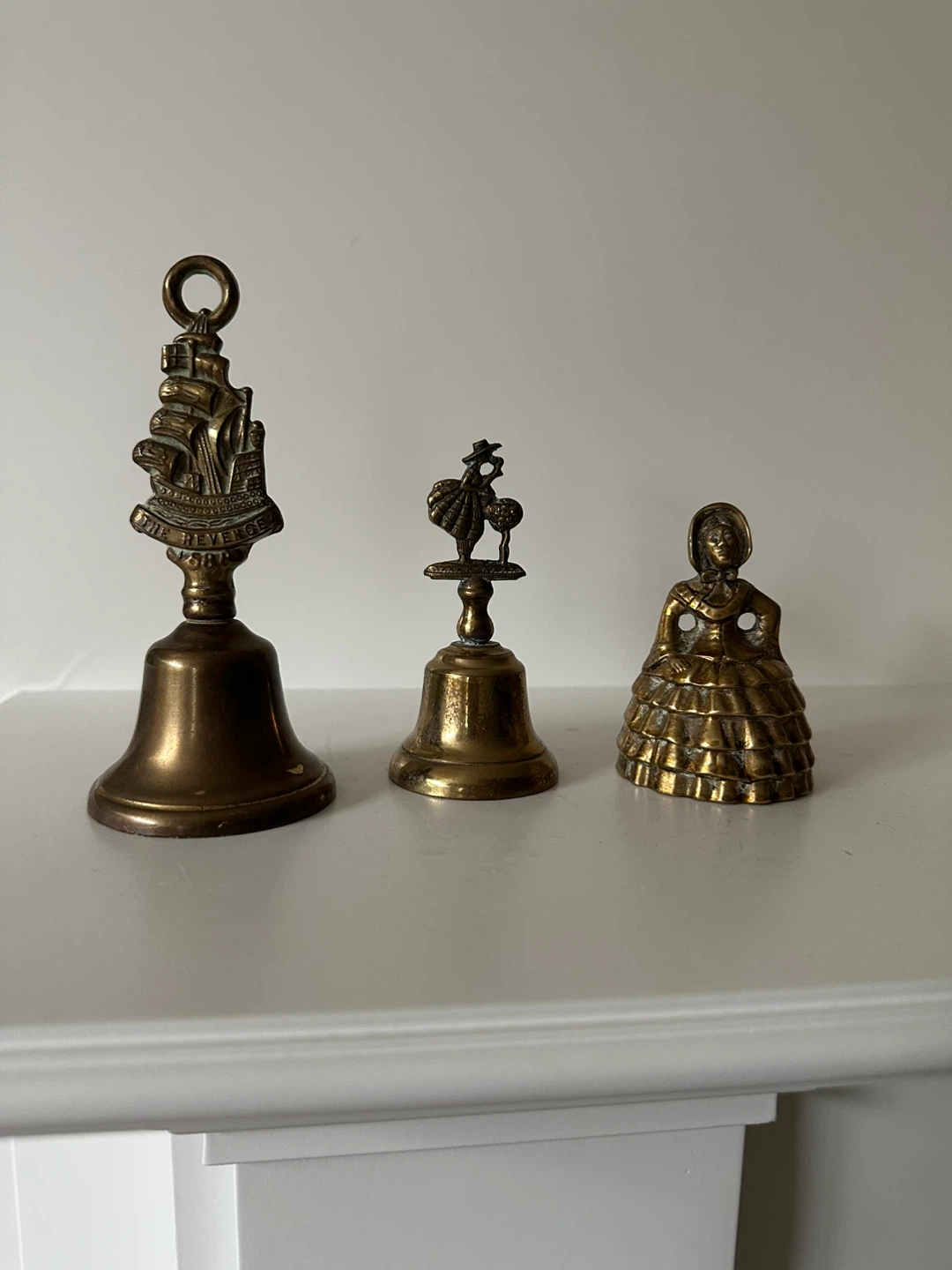 Set of 3 Brass Decorative Bells - photo 2