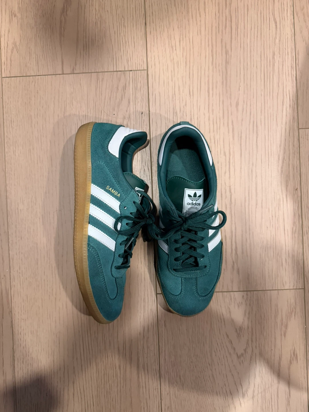 “Adidas” Samba Green Suede Sneakers - photo 2
