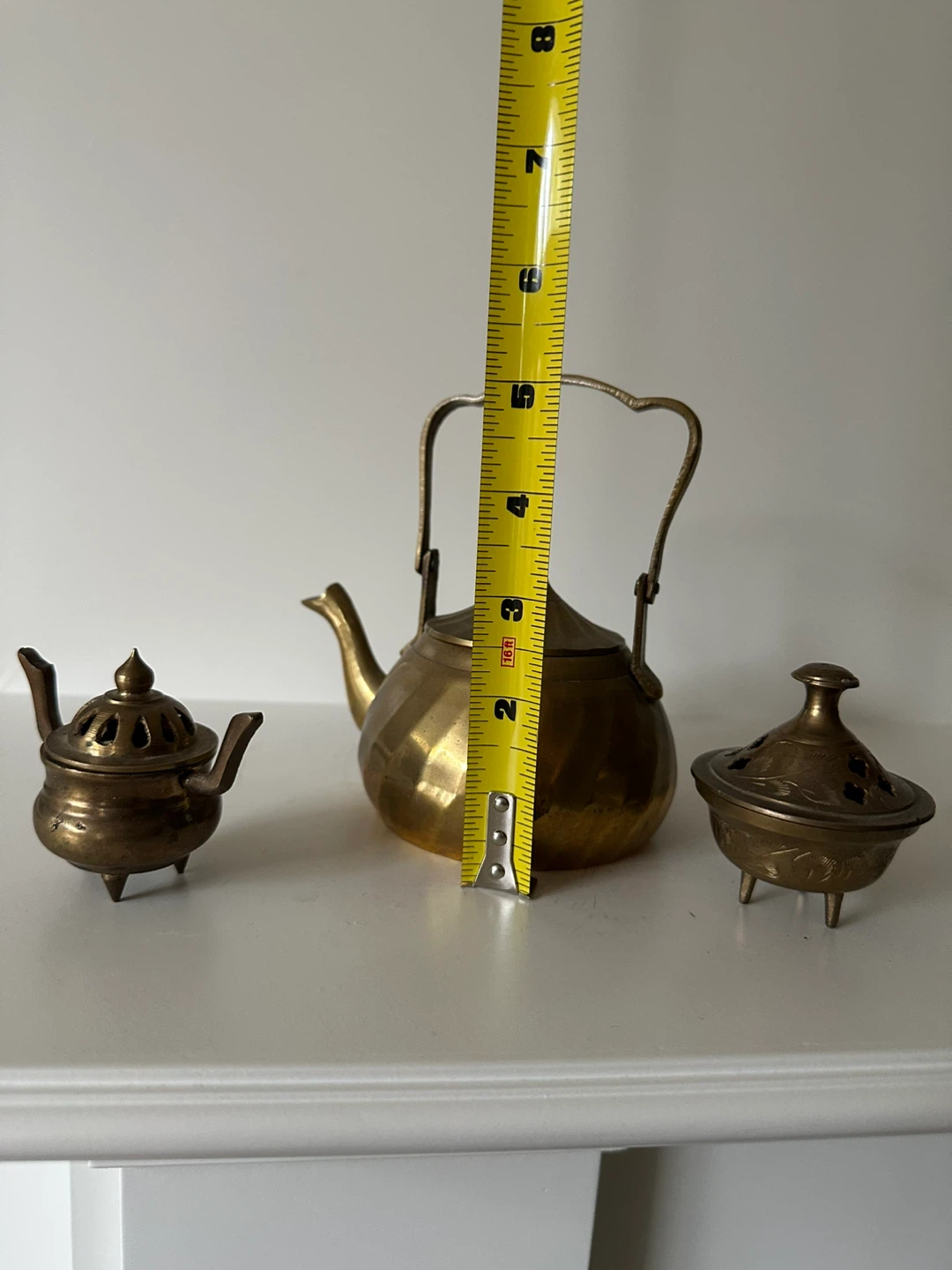 Brass Teapot and Incense Burners - photo 4