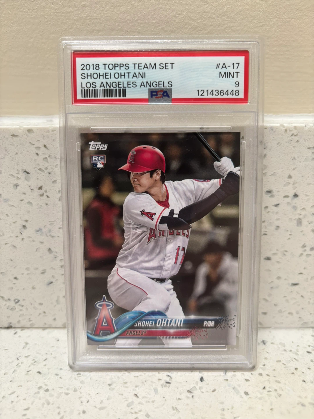 2018 Topps Team Set Shohei Ohtani Los Angeles Angels RC