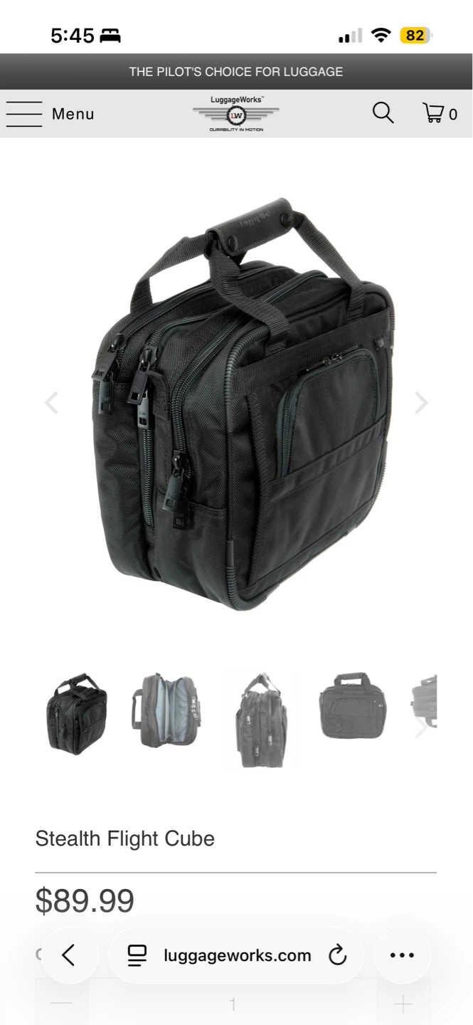 New LuggageWorks Stealth Flight Cube Bag - photo 3