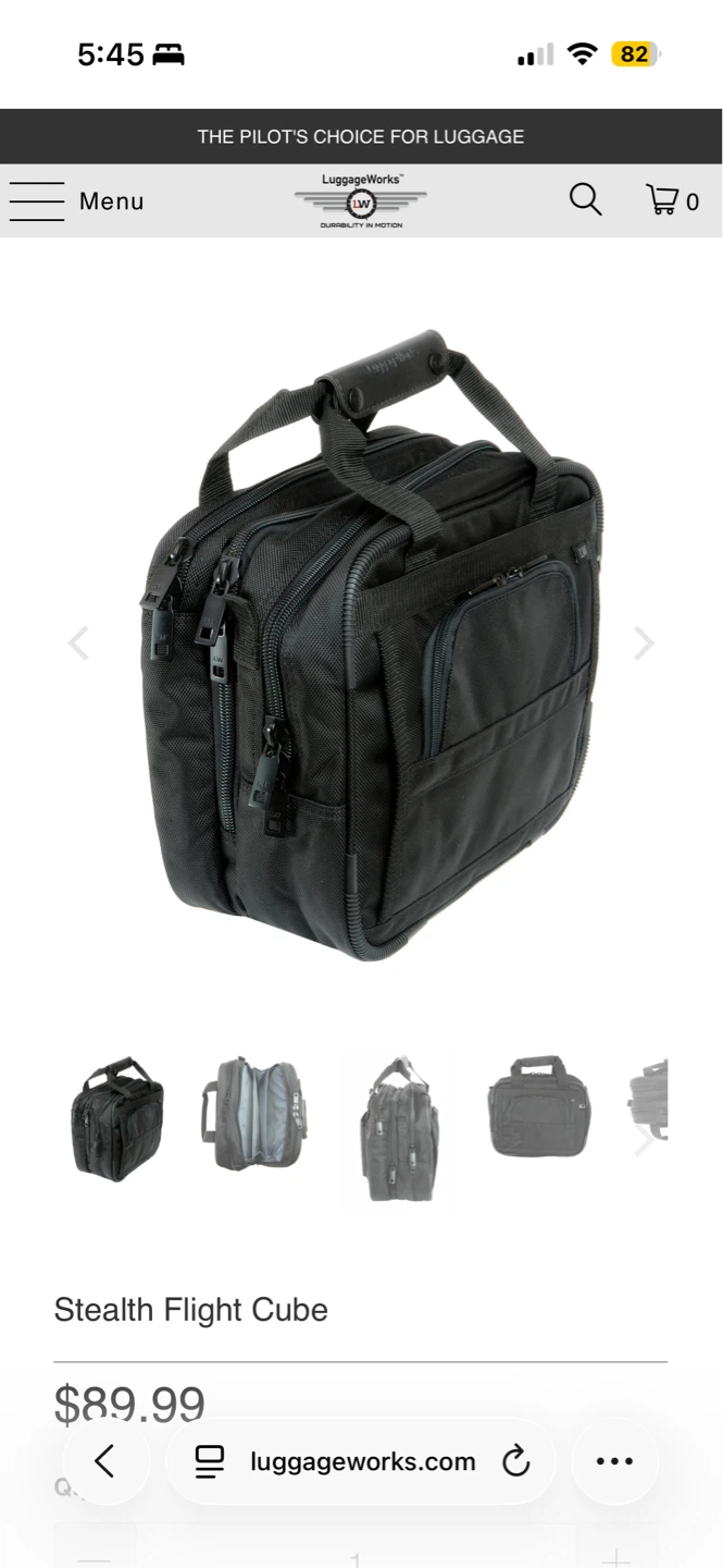 New LuggageWorks Stealth Flight Cube Bag - photo 5