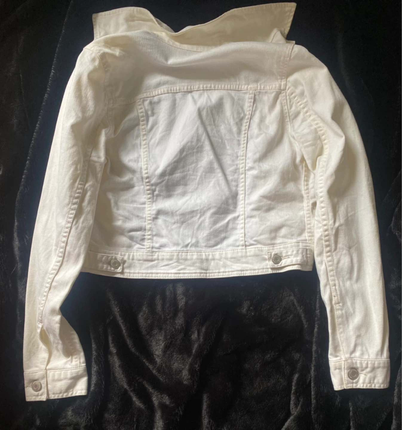 American Eagle White Denim Jacket - medium - photo 2