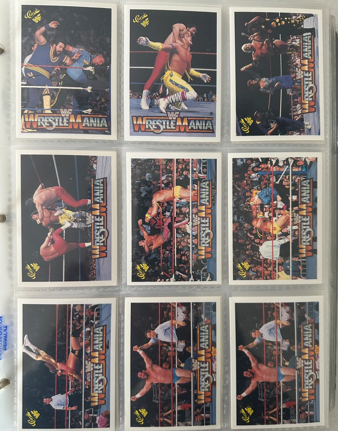 1990 Classic WWF Wrestlemania Mint Cards (Complete Your Set!!)