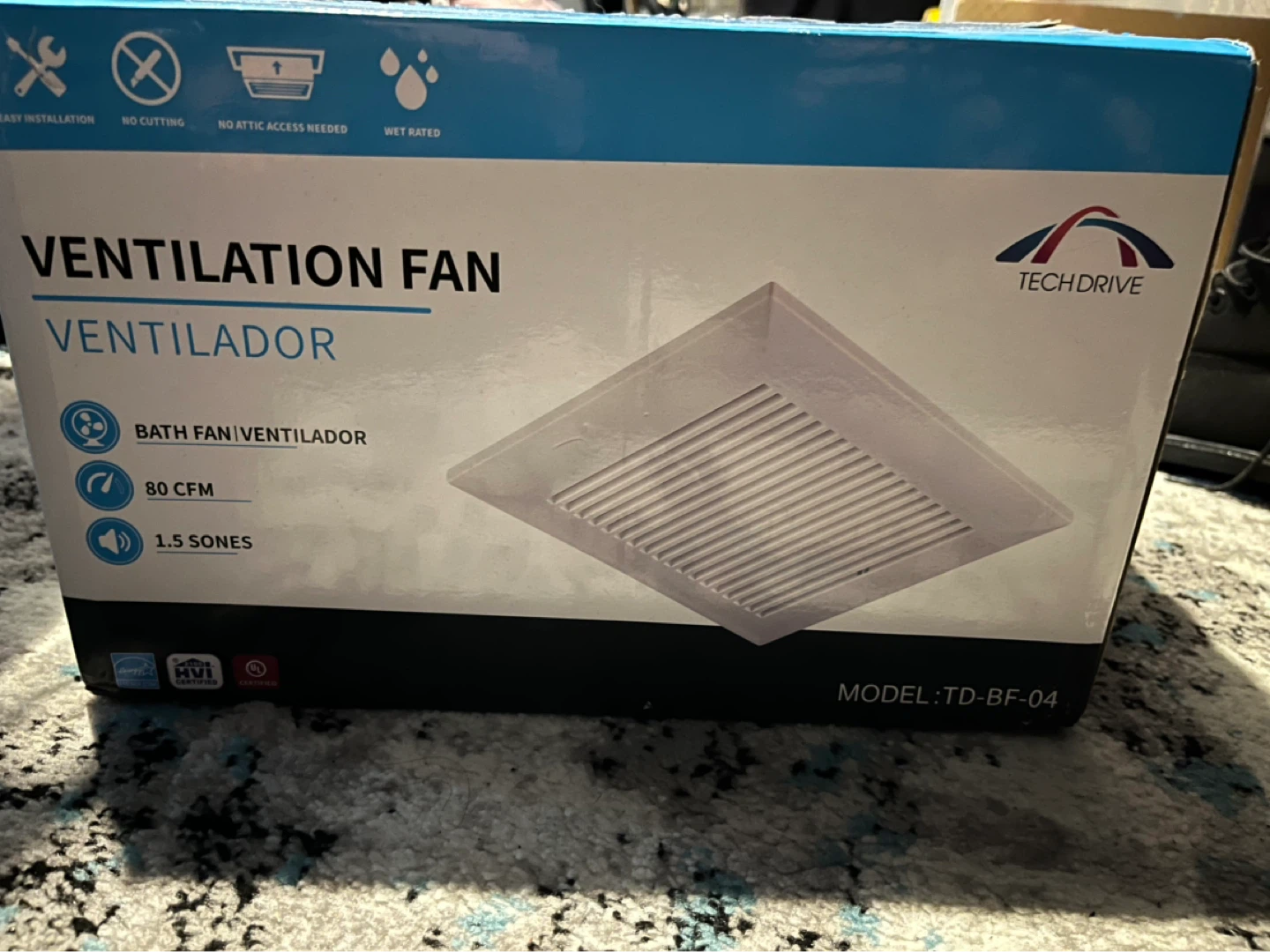 TechDrive Ventilation Fan TD-BF-04