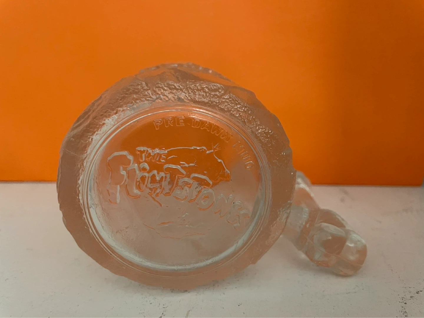 The Flintstones Clear Glass Mug McDonald's - photo 2