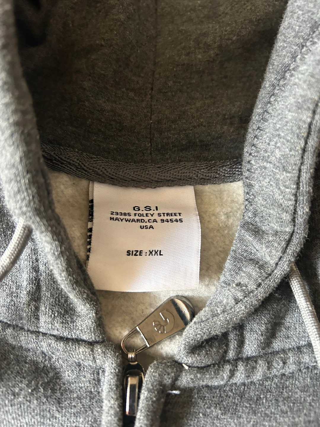 Grey Vancouver Canada Zip-Up Hoodie - XXL - photo 2