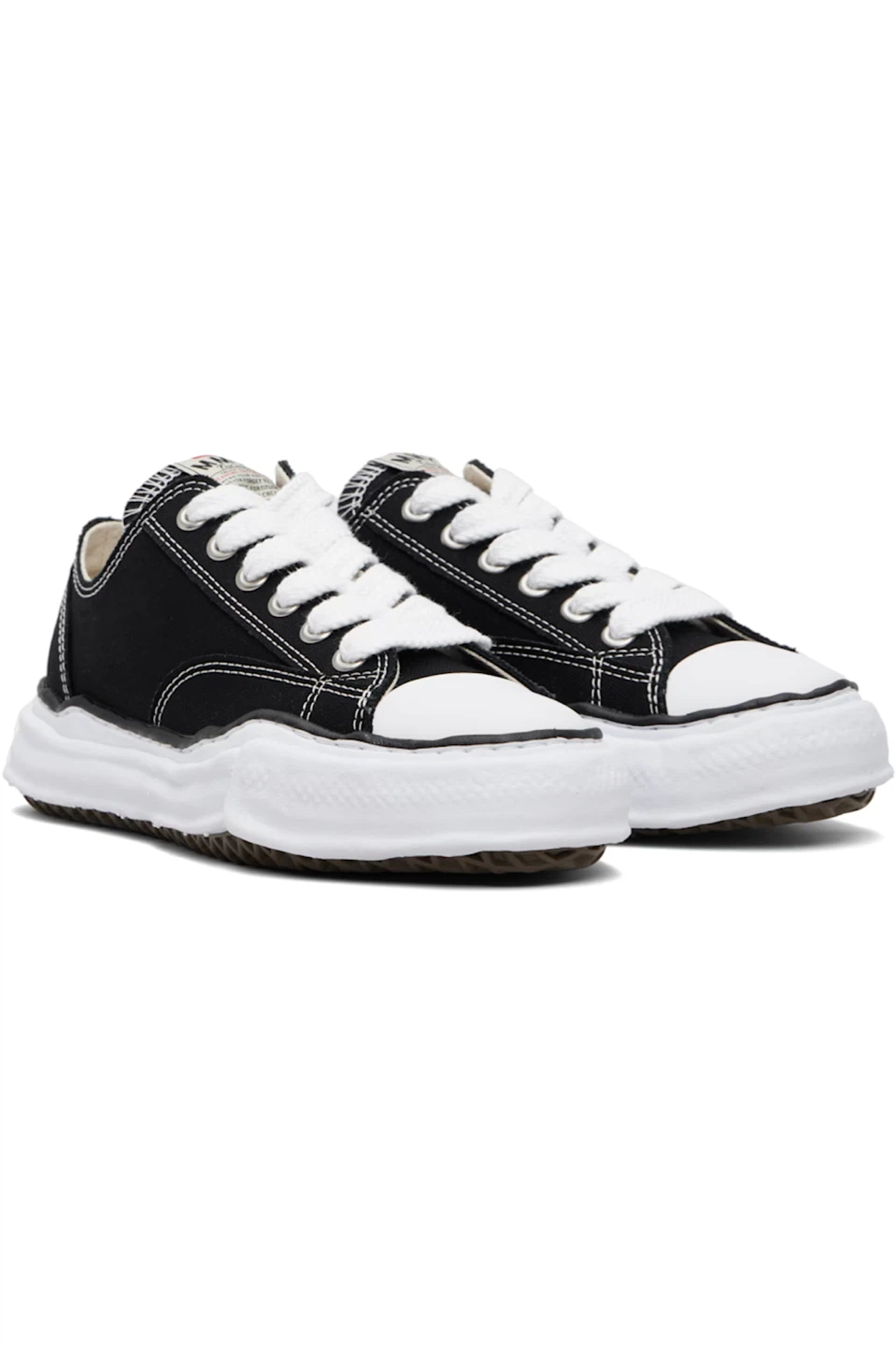 MAISON MIHARA YASUHIRO Peterson OG Black Chunky Sneakers 45 Men - photo 2