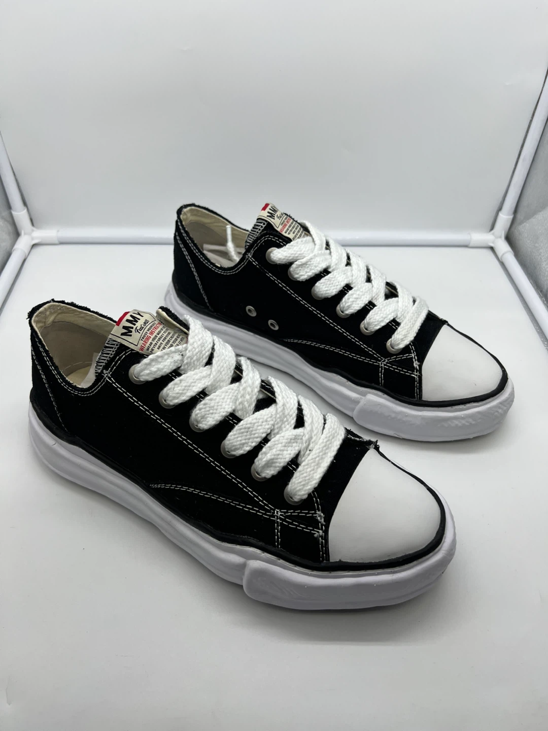 MAISON MIHARA YASUHIRO Peterson OG Black Chunky Sneakers 45 Men - photo 3