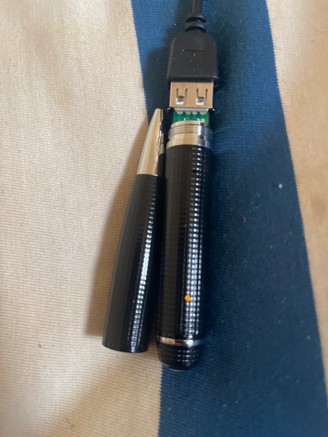 Black USB Pen Drive with camera