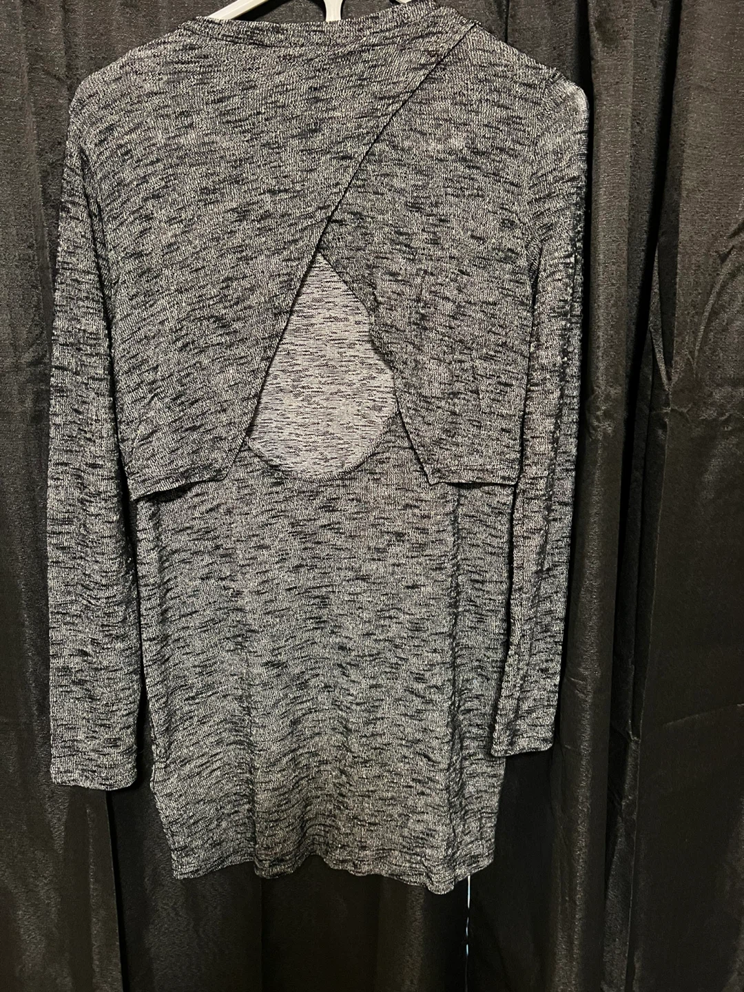 Grey Marled Long Sleeve tunic/dress