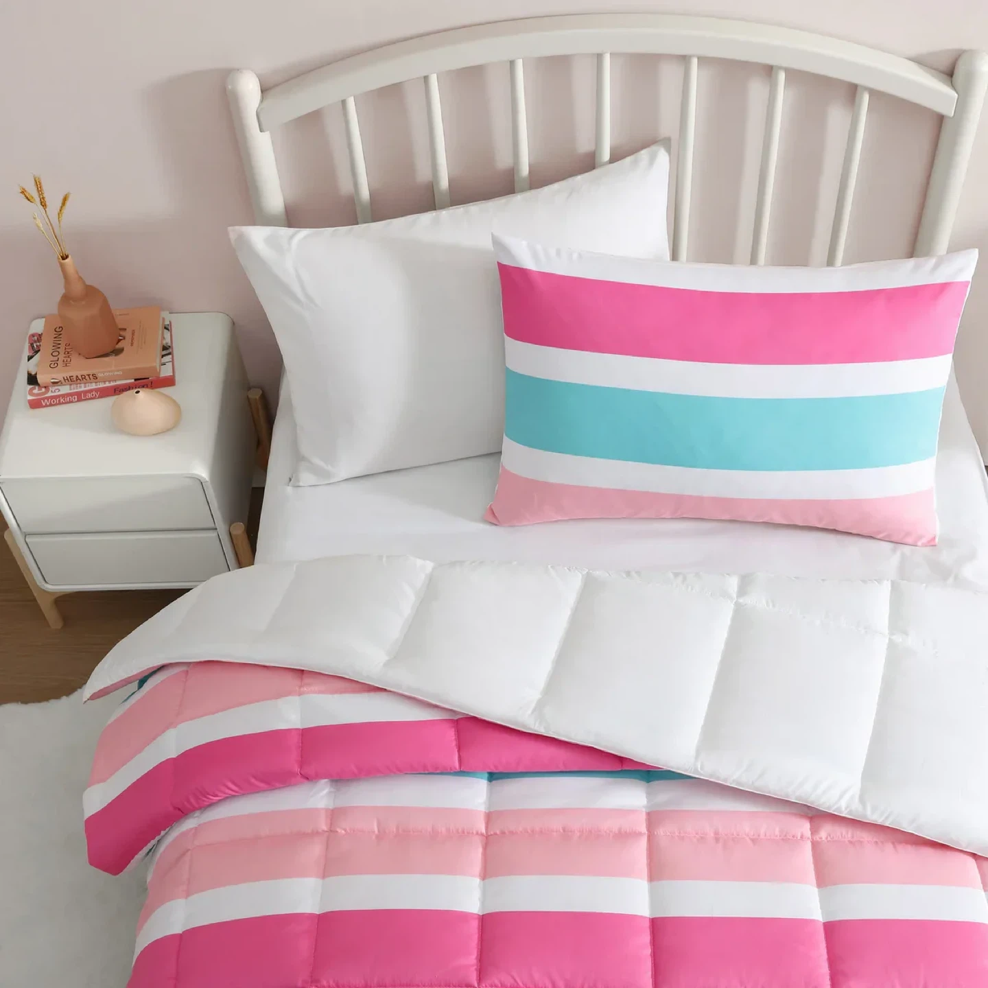 Brand New Nautica Striped Comforter Set - Twin - photo 3