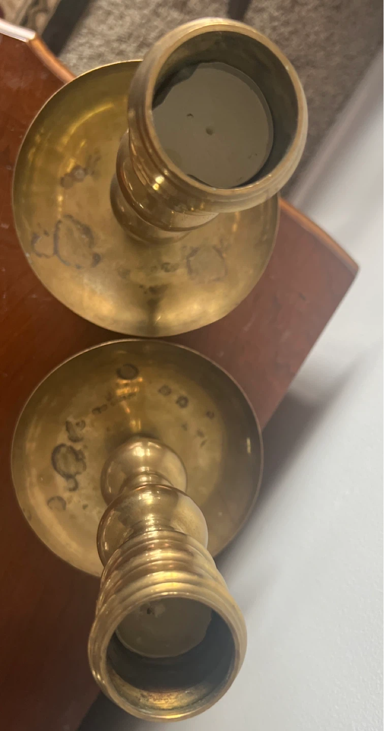 Brass Candlesticks - Pair - photo 2