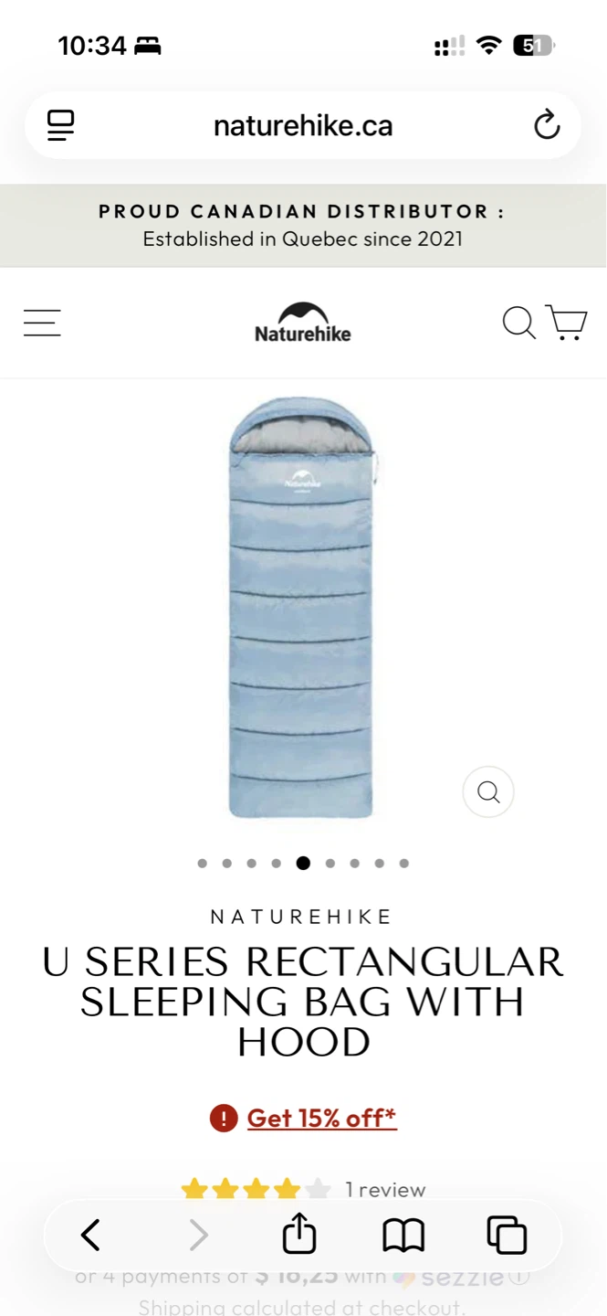 Naturehike HU250 Sleeping Bag - photo 2