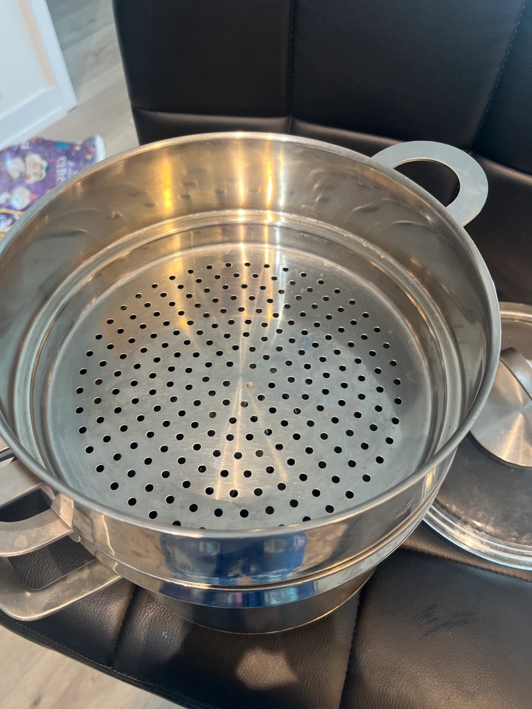 Stainless Steel Steamer Pot with Lid - photo 2
