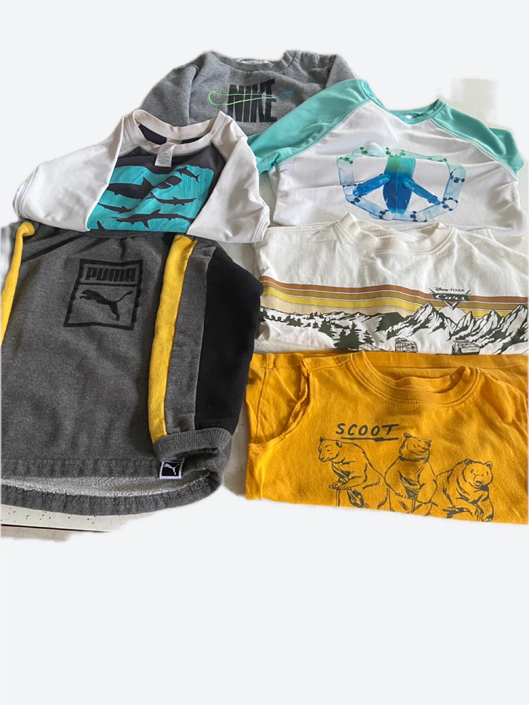 Bundle of Boys' T-shirts and Sweatshirts