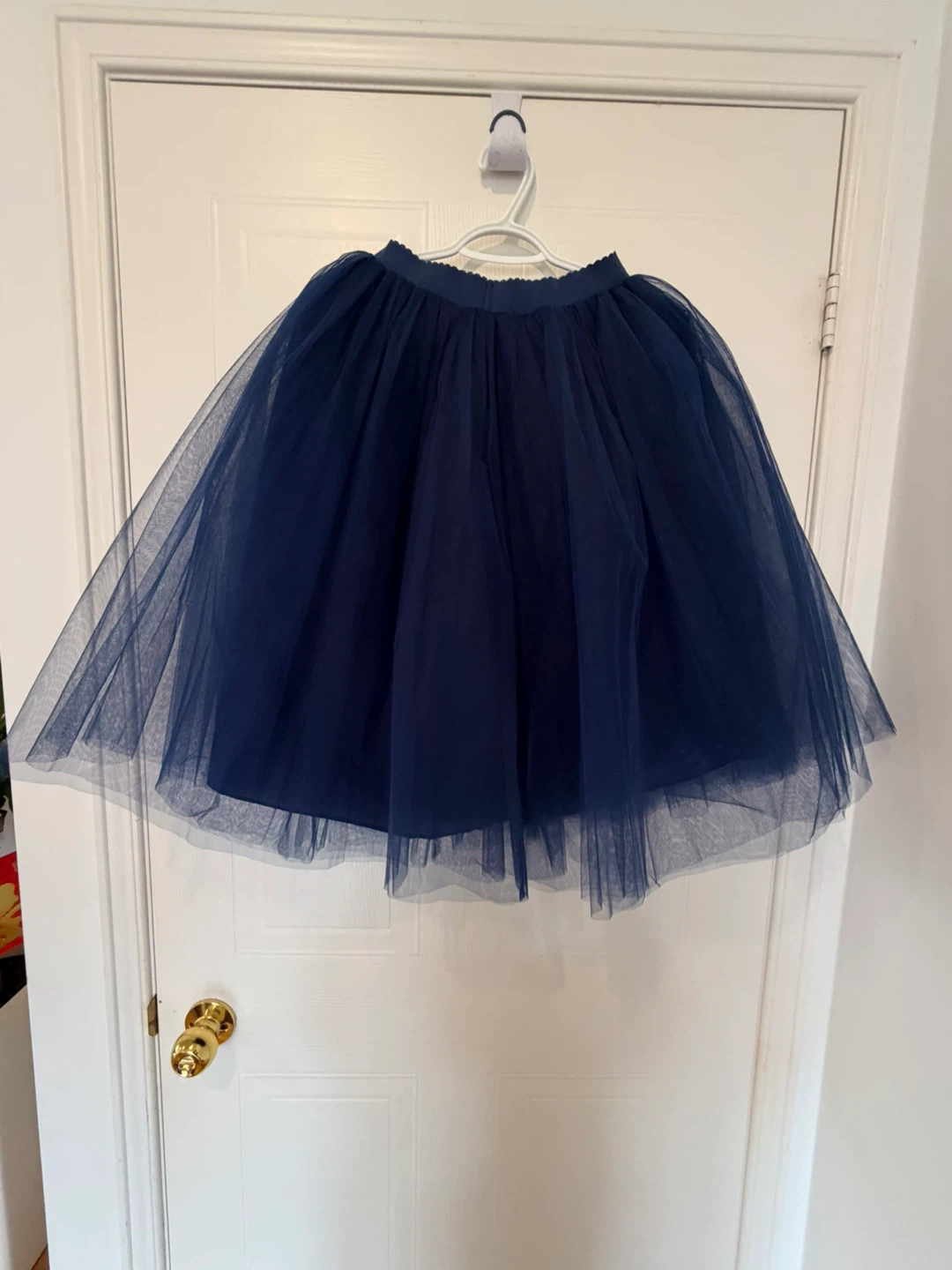 Navy Blue Tulle Skirt