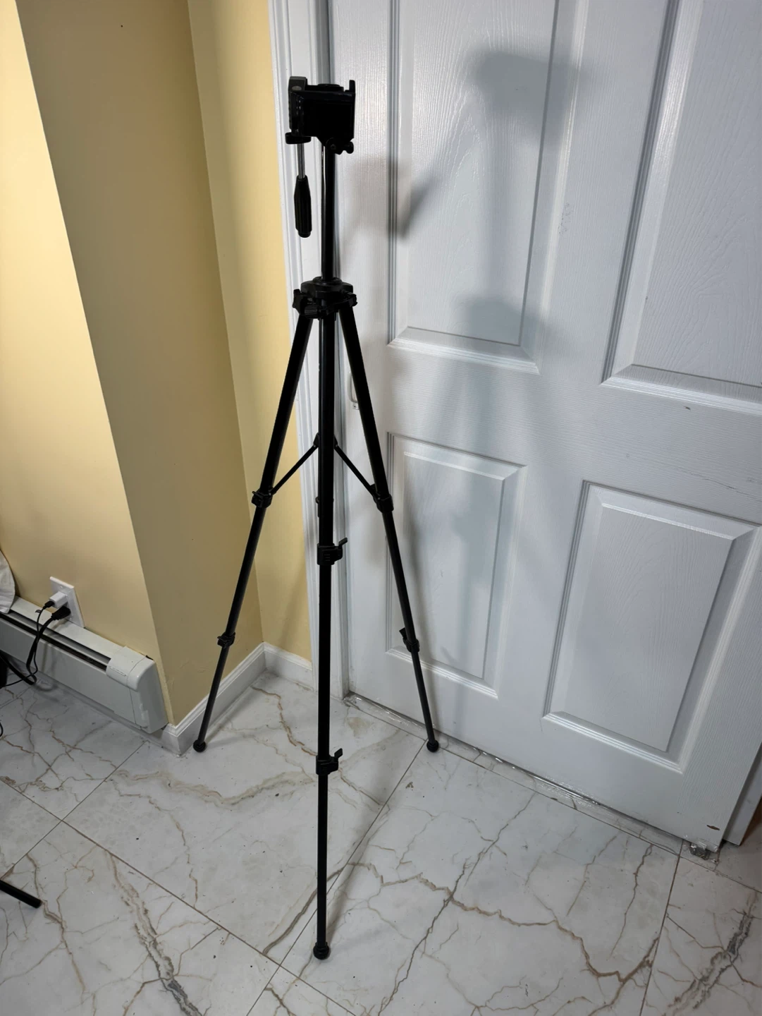 Black Camera Tripod