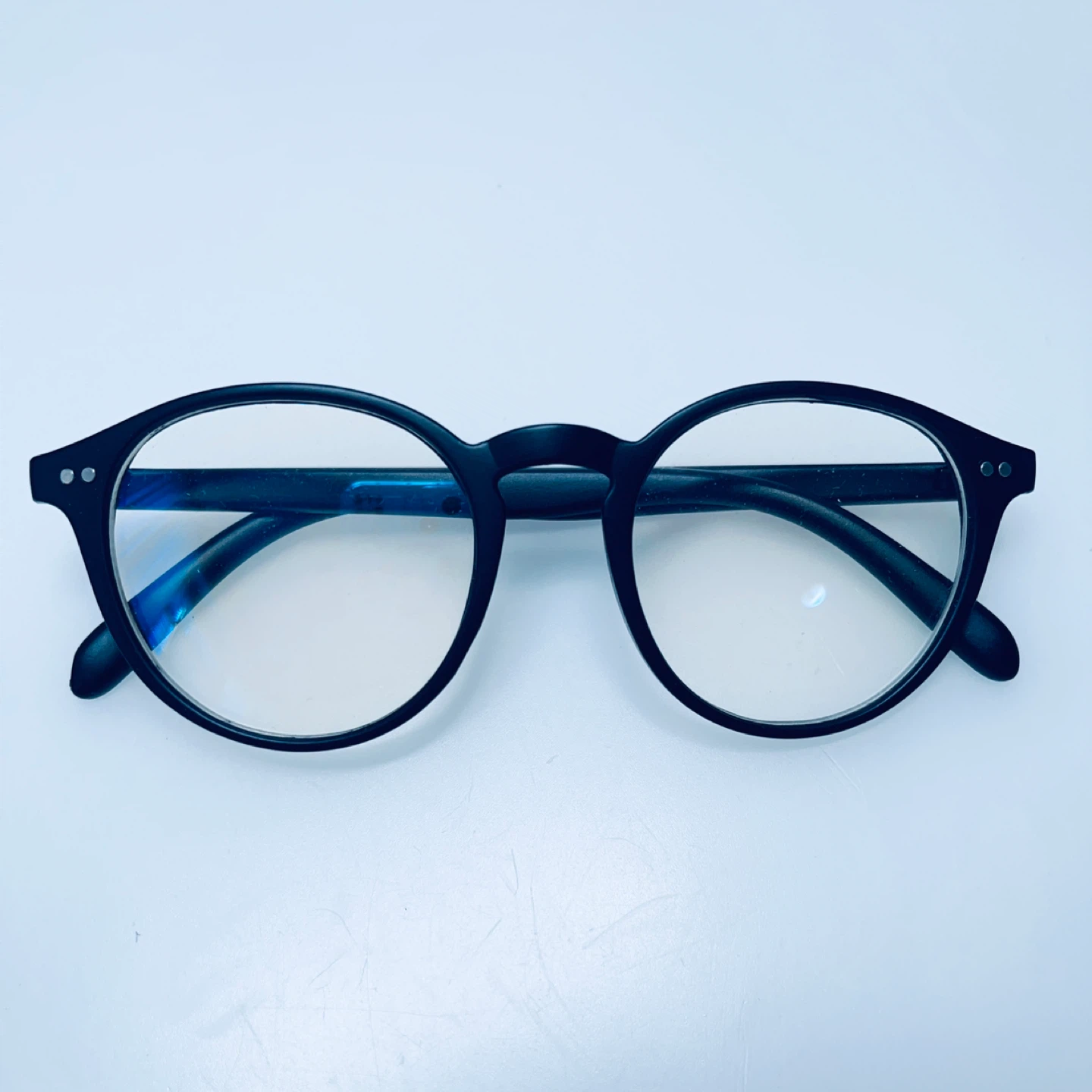 Black Round Eyeglasses Frame