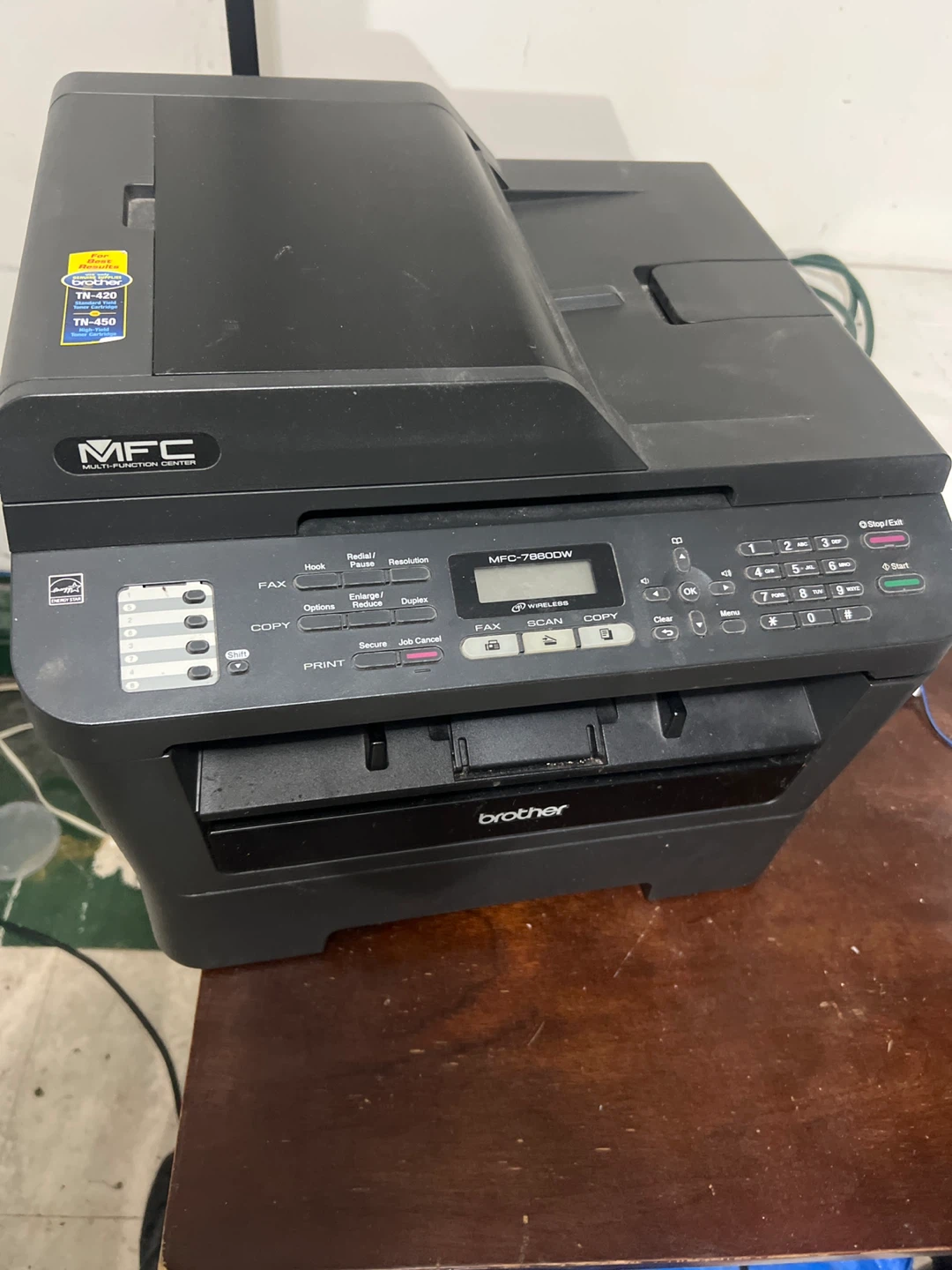Brother MFC-7860DW All-in-One Monochrome Laser Printer