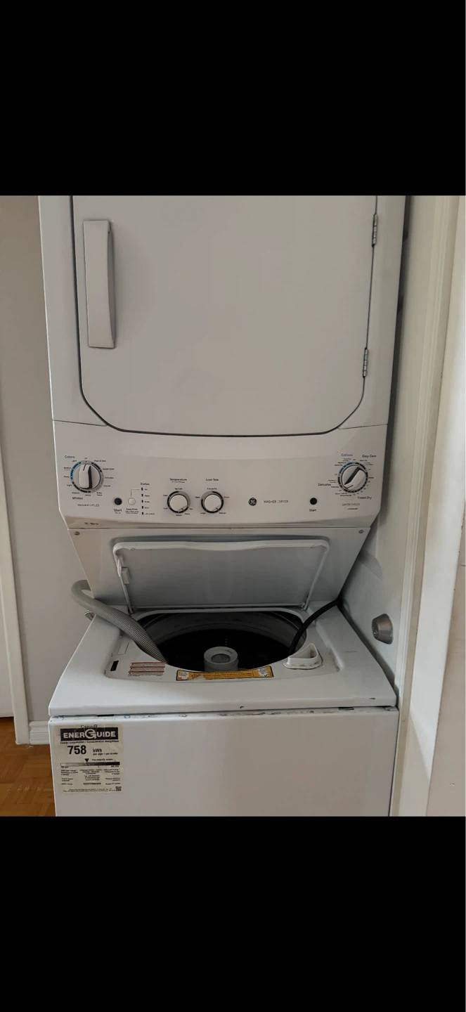 GE Stackable Washer and Dryer