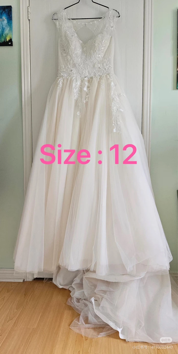 White Wedding Dress - Size 12
