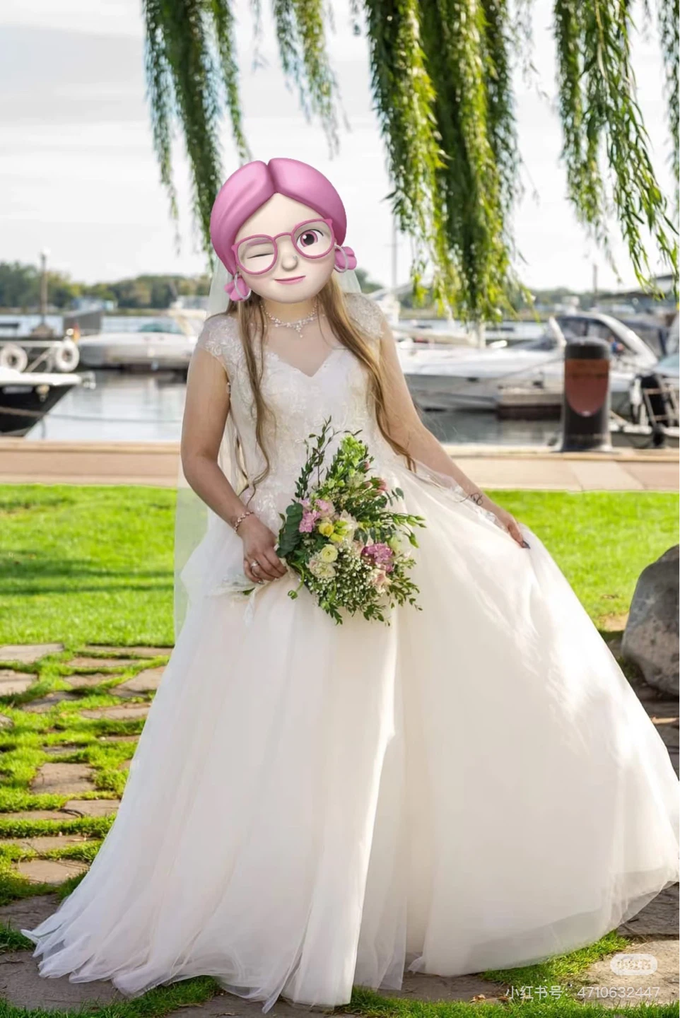 White Wedding Dress - Size 12 - photo 4