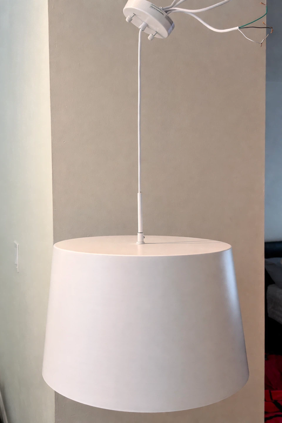 NEW Kate Drum Pendant Light - Matte White