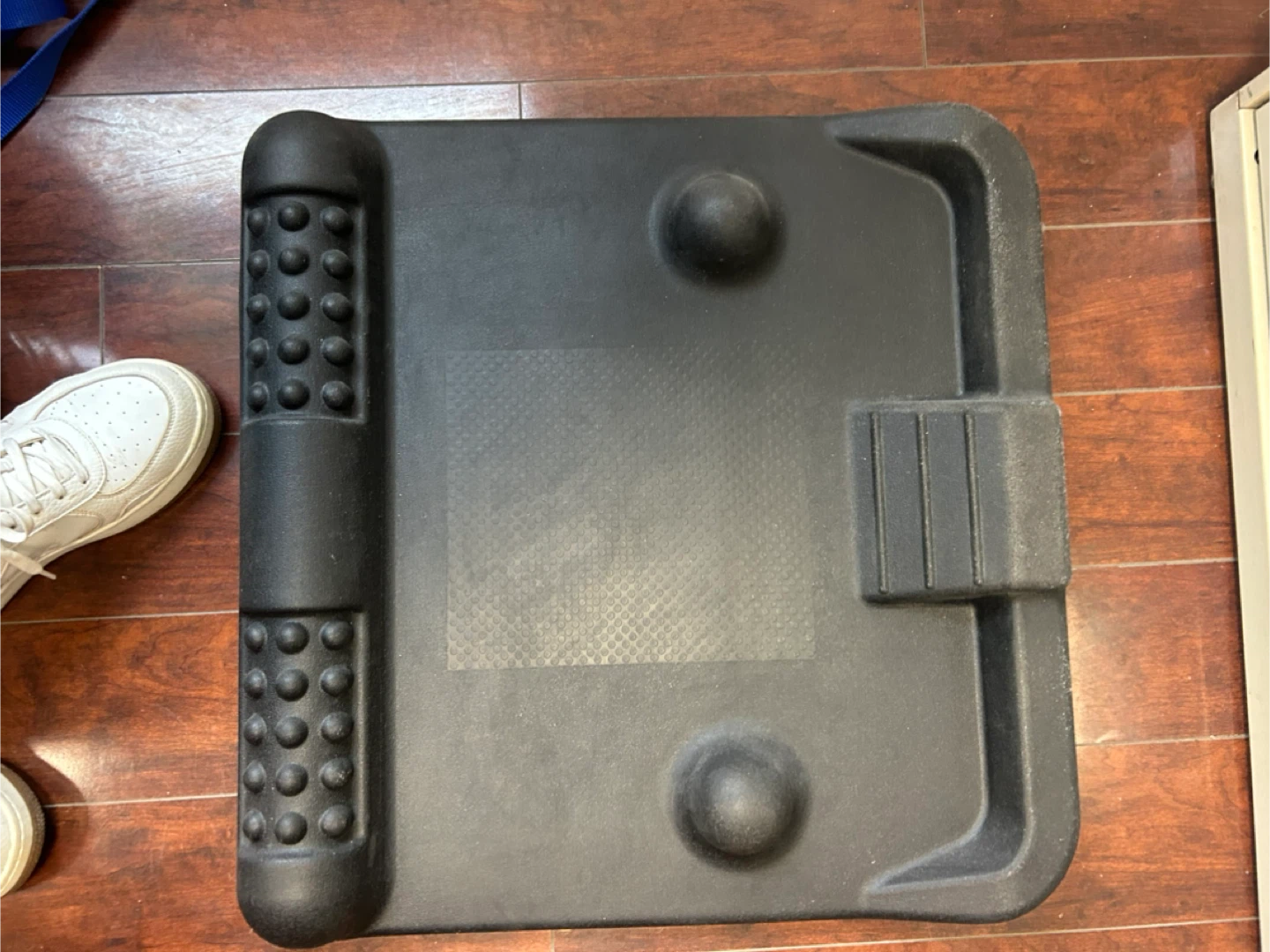 Black Floor Matt for stand up desk