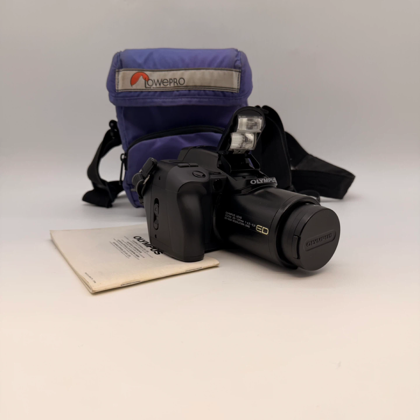 Olympus IS-1 35mm Film Camera with Lowepro Bag