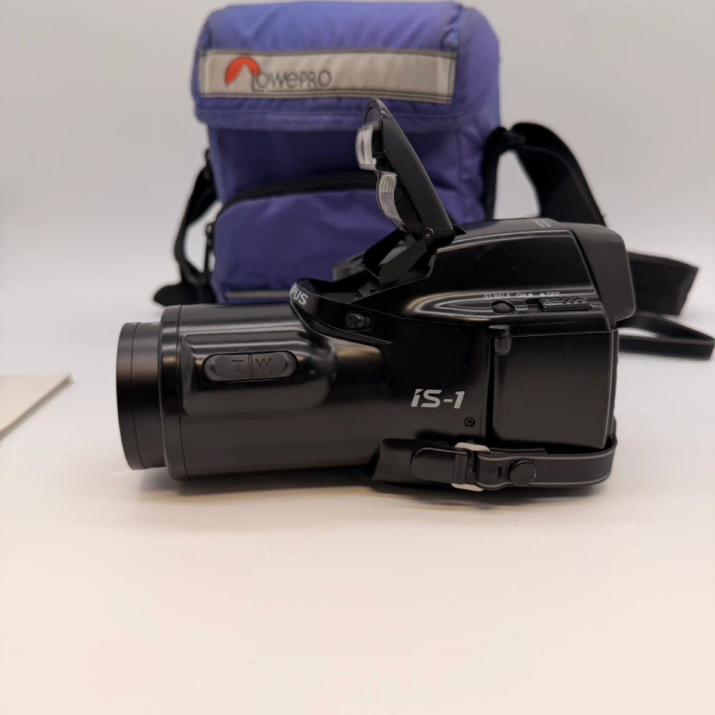 Olympus IS-1 35mm Film Camera with Lowepro Bag - photo 5