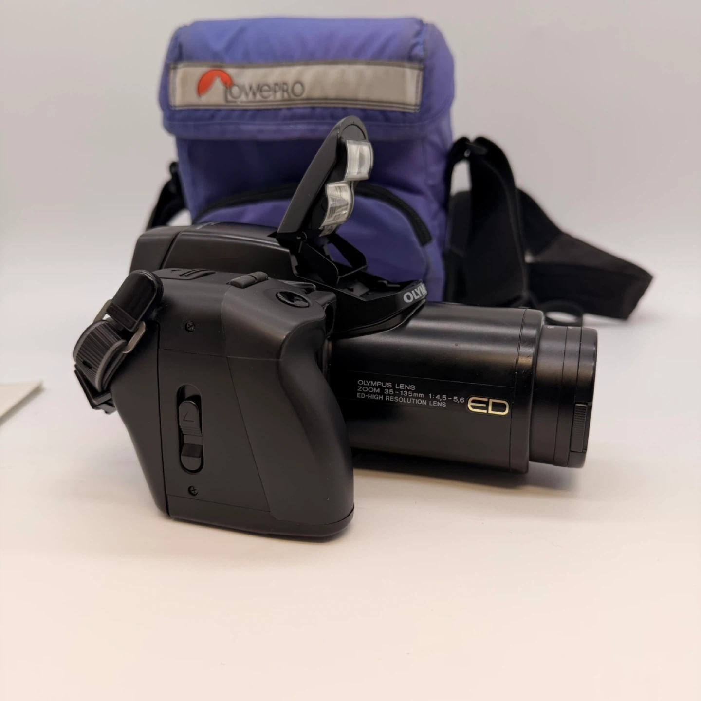Olympus IS-1 35mm Film Camera with Lowepro Bag - photo 3