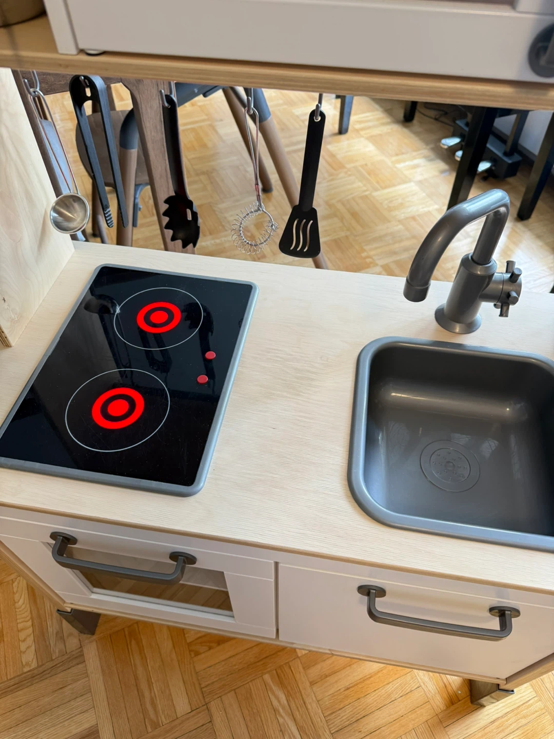 Wooden Play Kitchen with Accessories(ikea) - photo 2