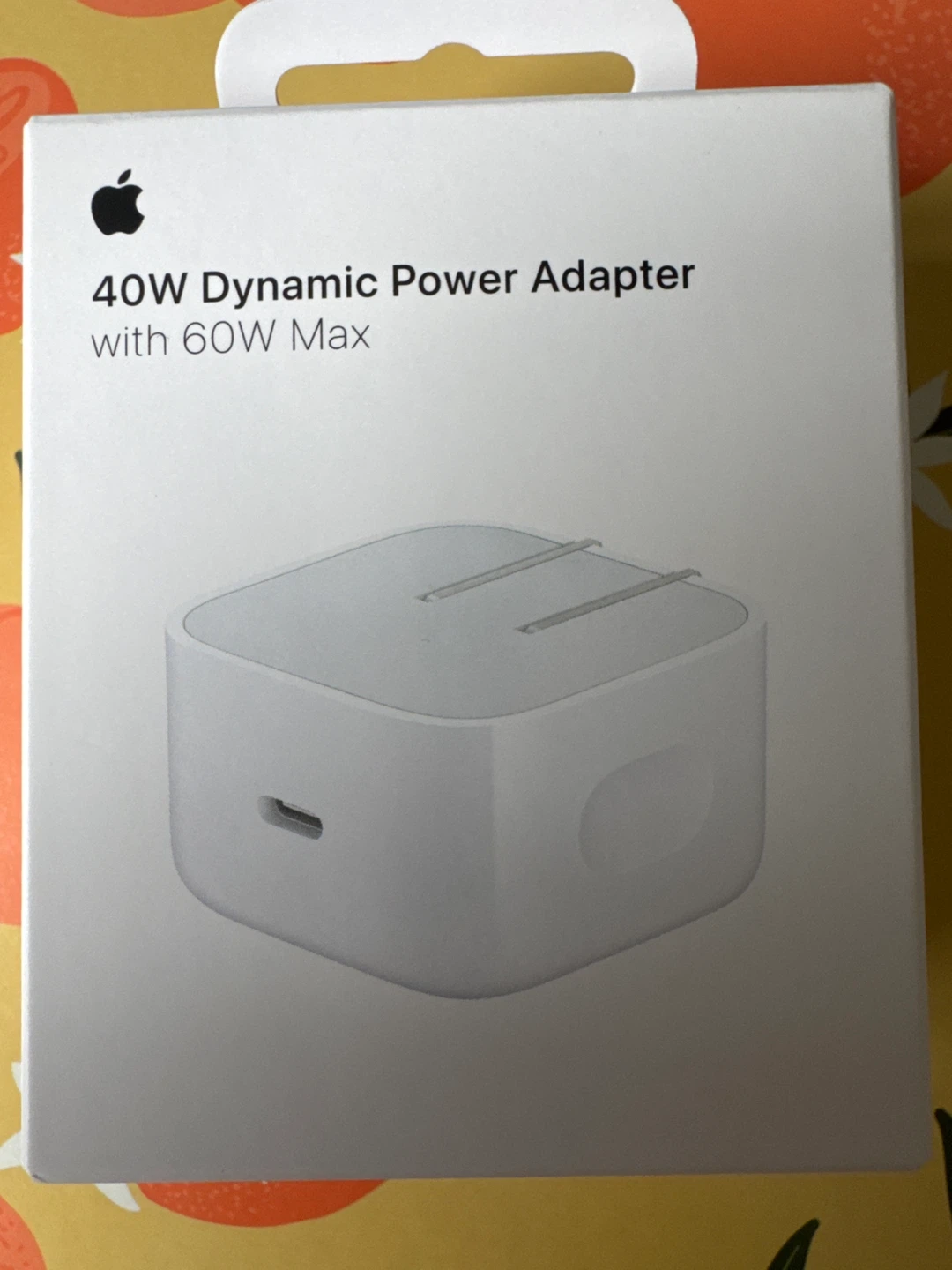 Apple 40W Dynamic Power Adapter with 60W Max