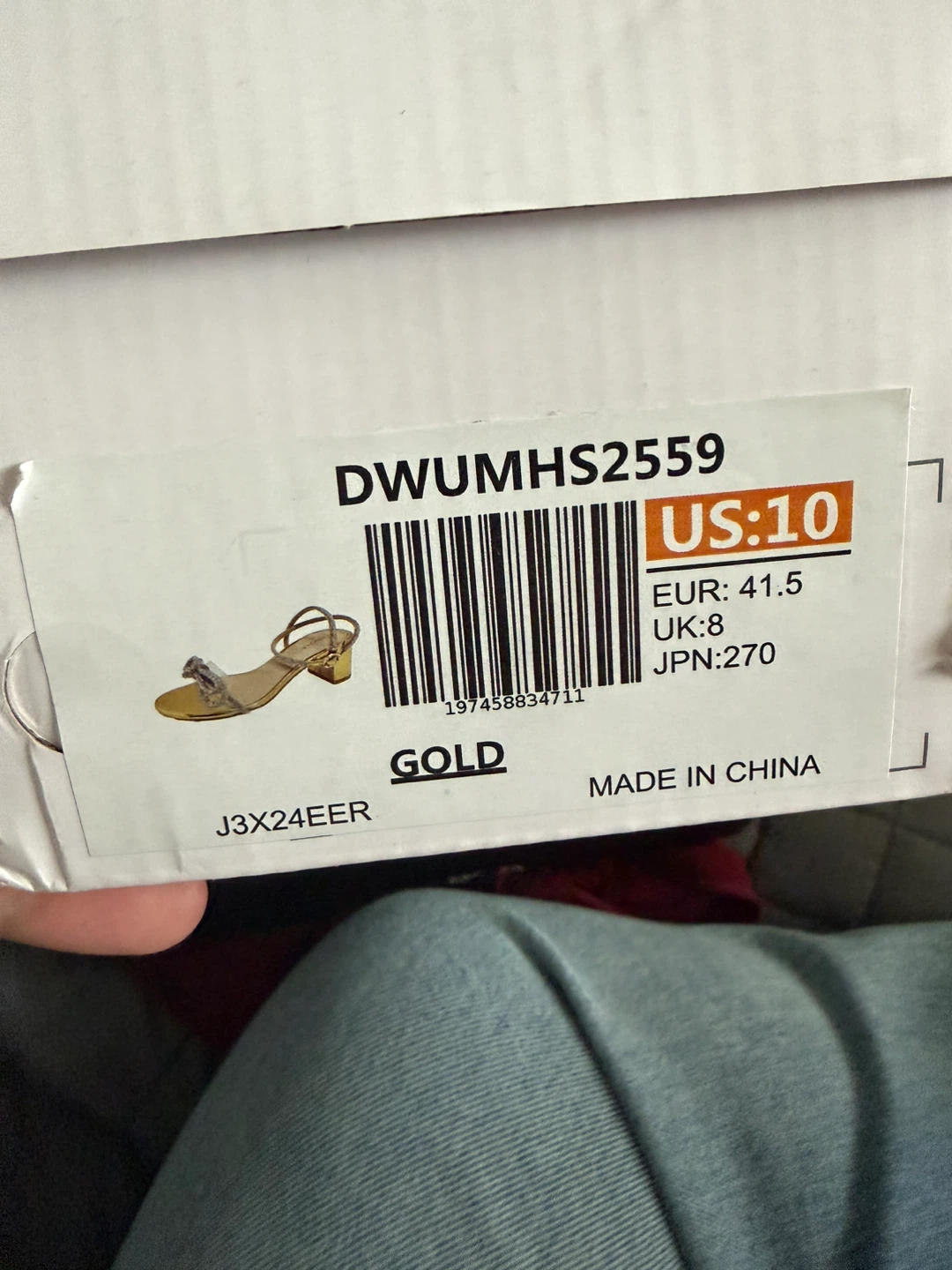 Dream Pairs Gold Embellished Bow Heeled Sandals - US Women's 10 - photo 2