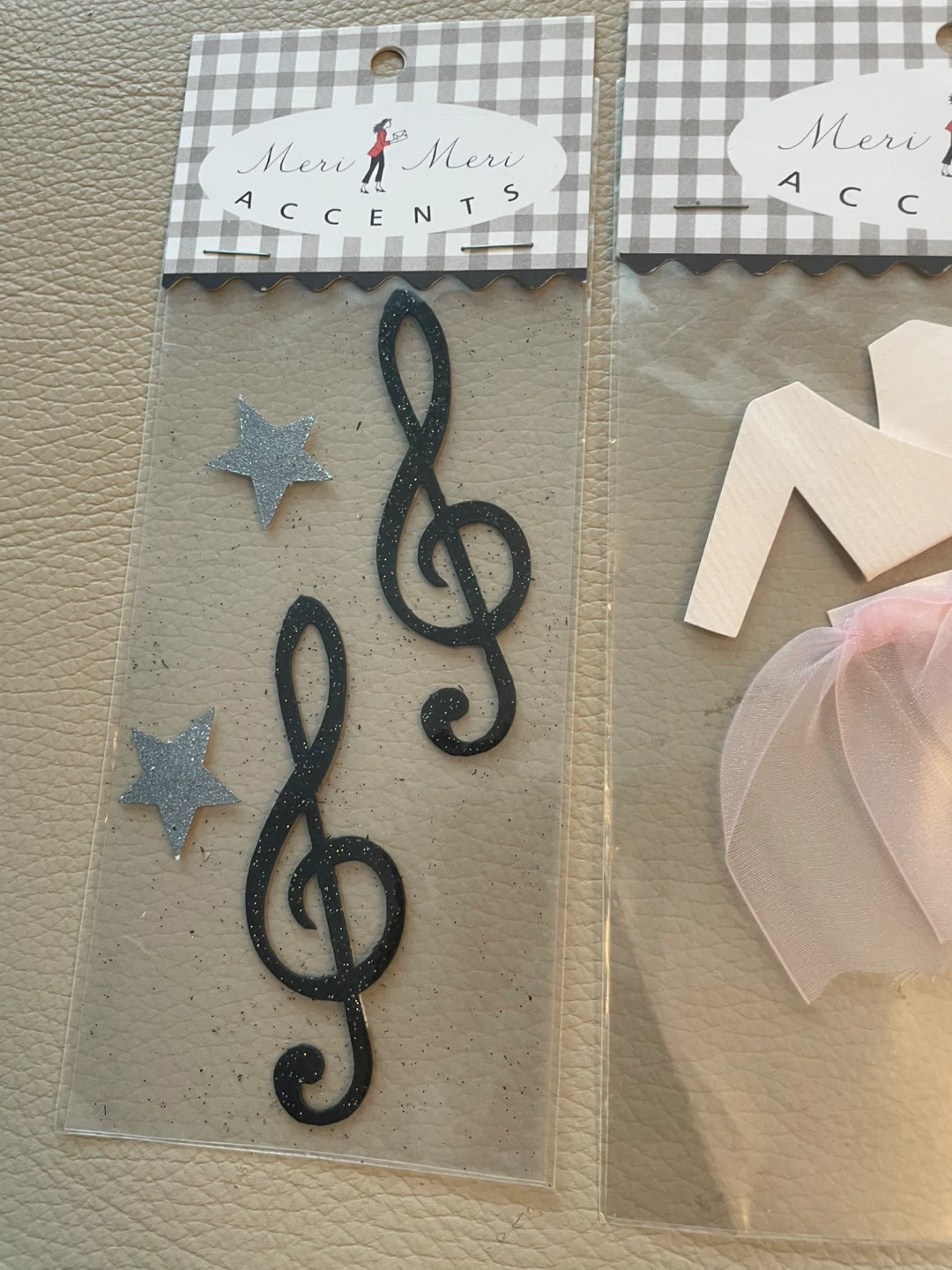 Meri Meri Accents NEW  Mozart Piano and Music Notes Stickers - photo 3