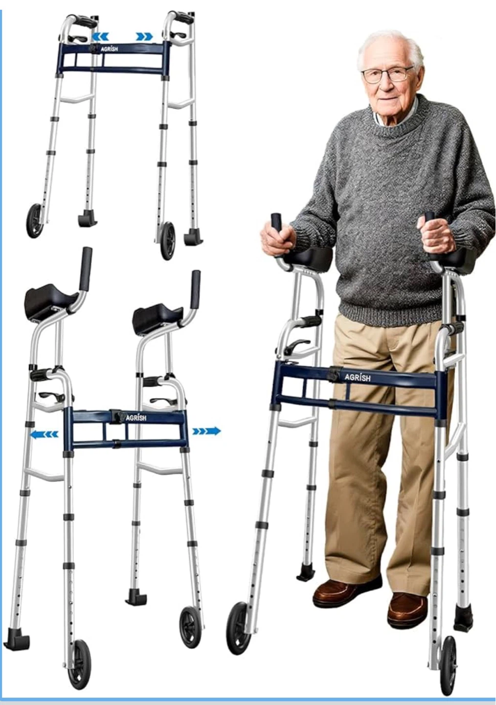 Upright Walker with 5 Width Adjustments - photo 4