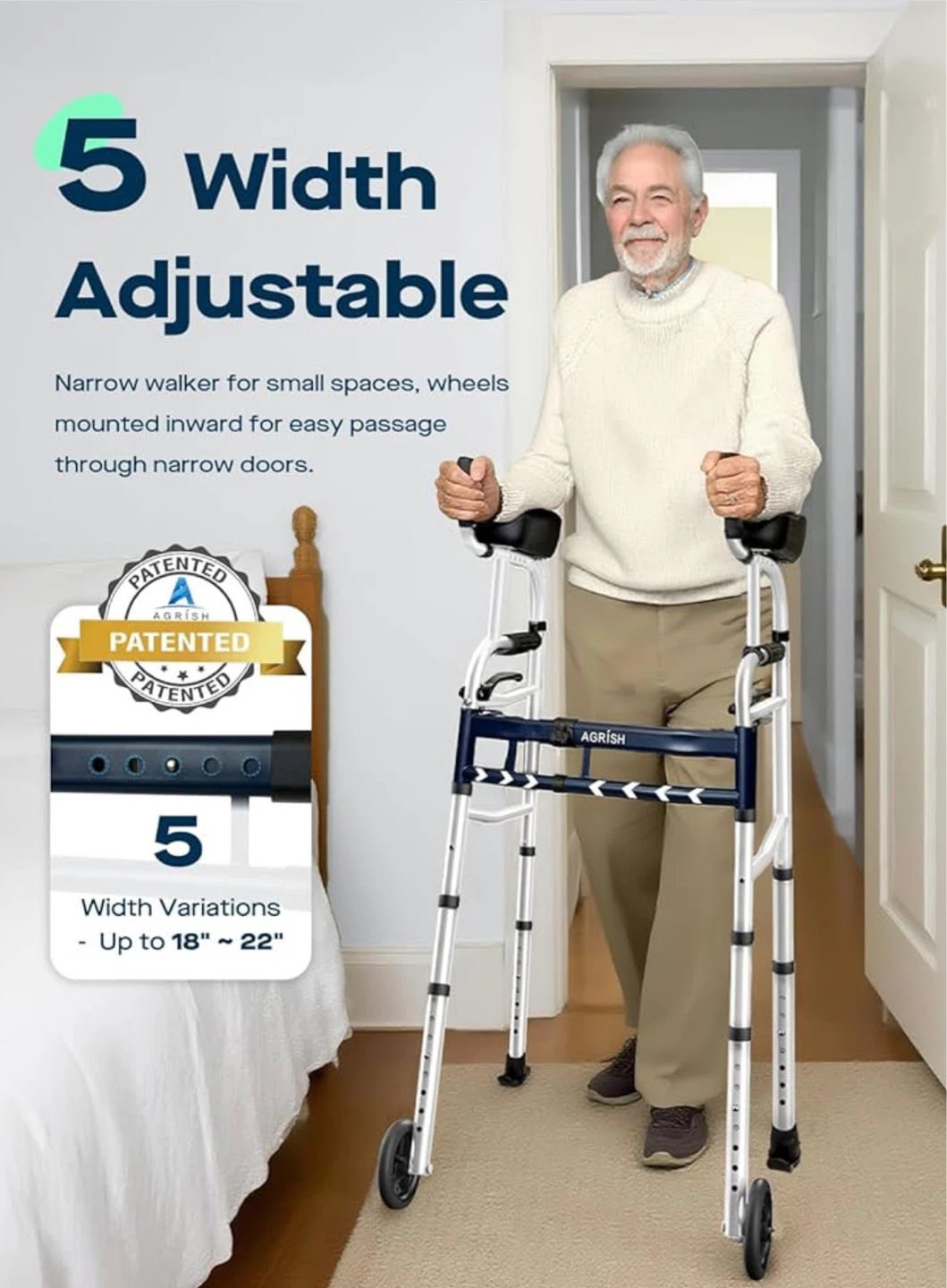 Upright Walker with 5 Width Adjustments - photo 2