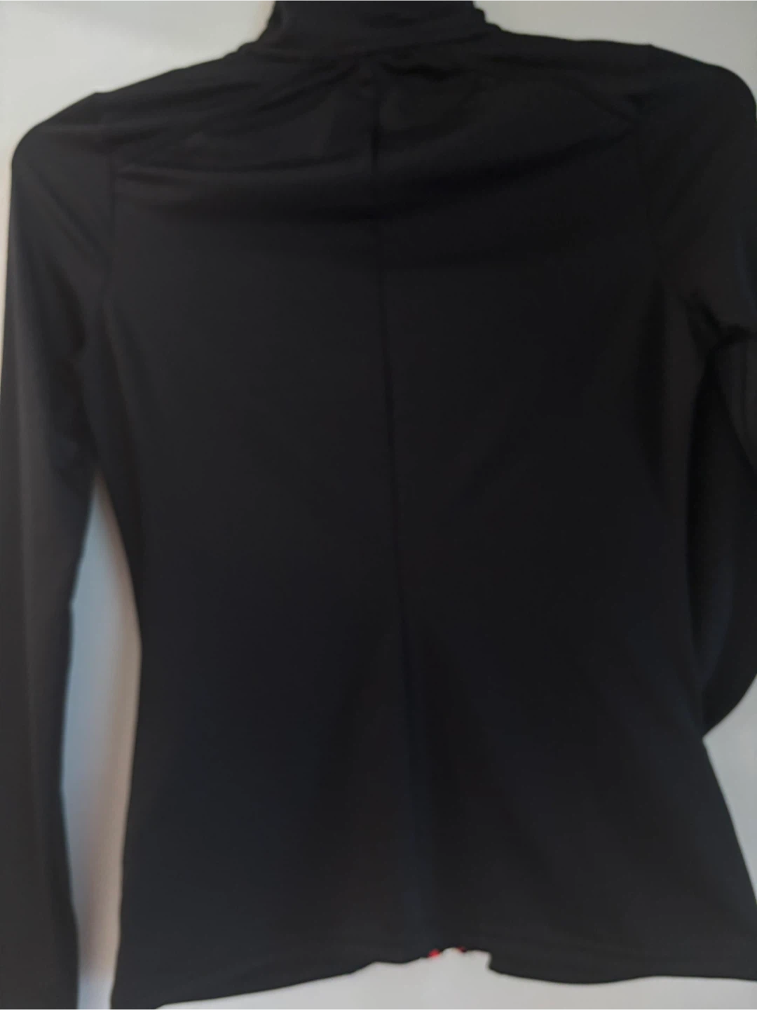 Black Athletic Jacket with Red Accents - photo 4