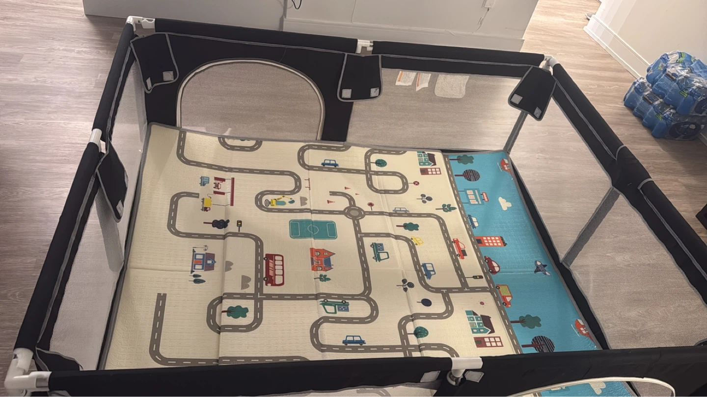 Baby Playpen with Play Mat - photo 2