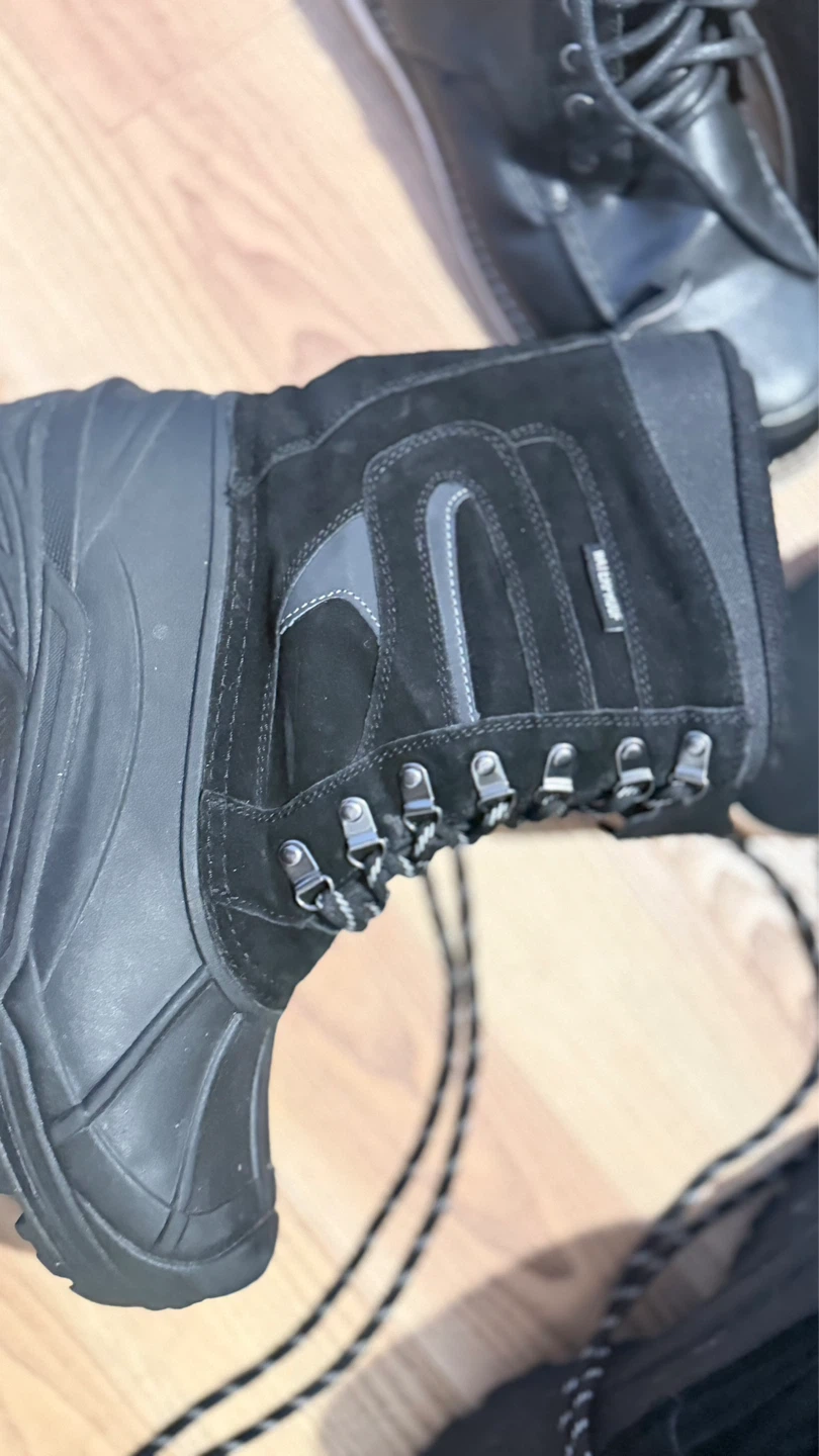 Black Fila High-Top Sneakers with Tan Soles - photo 5