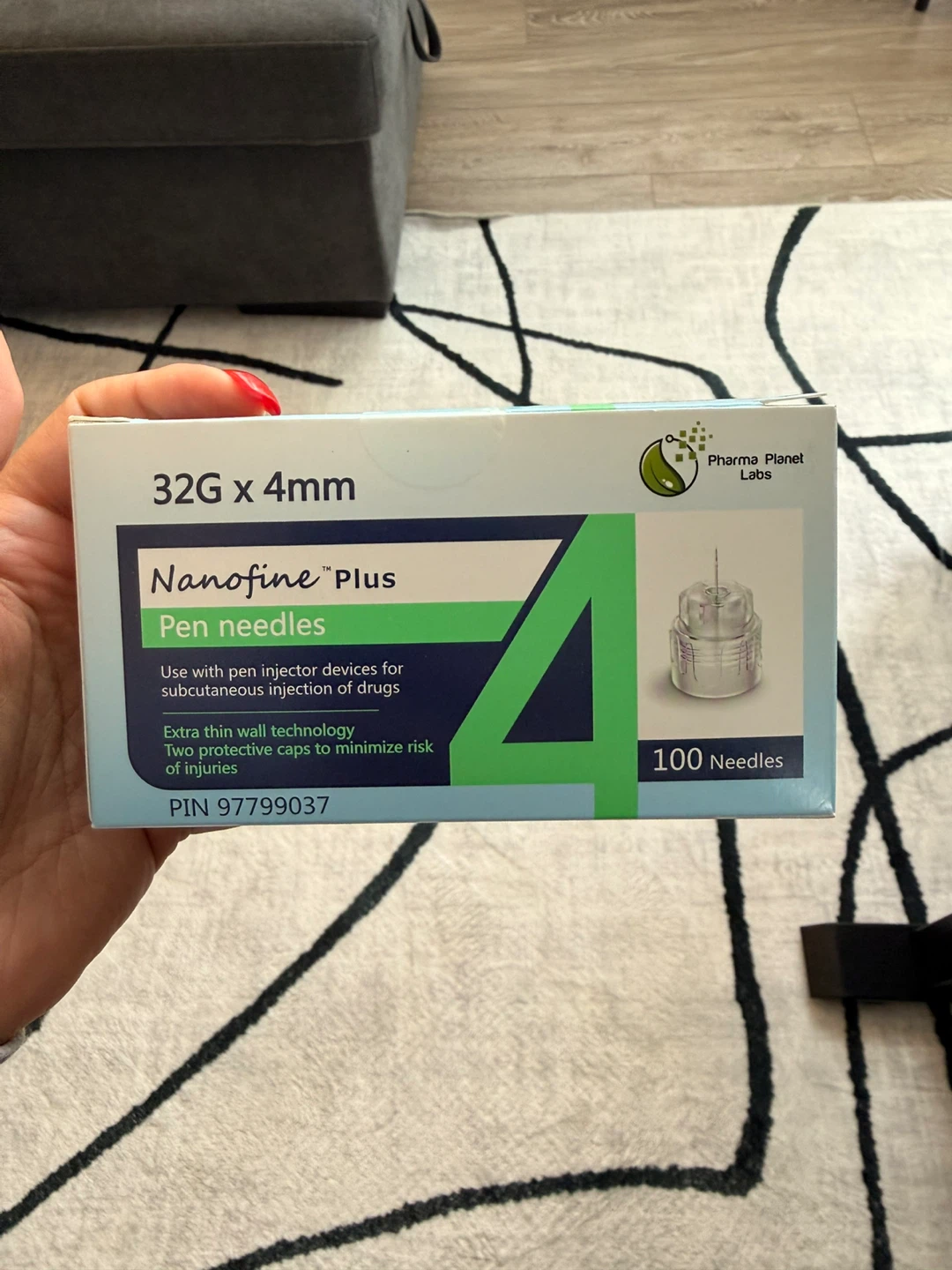 Pharma Planet Nanofine Plus Pen Needles 32G x 4mm